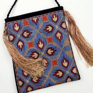 Zardozi Hand Embroidered Tassel Cross Body Boho Festival Hippie Gypsy